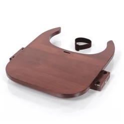 Babybay® Tischplatte Hochstuhlumrüstsatz Passend Für Modell Original, Maxi, Comfort Und Comfort Plus, Dunkelbraun Lackiert