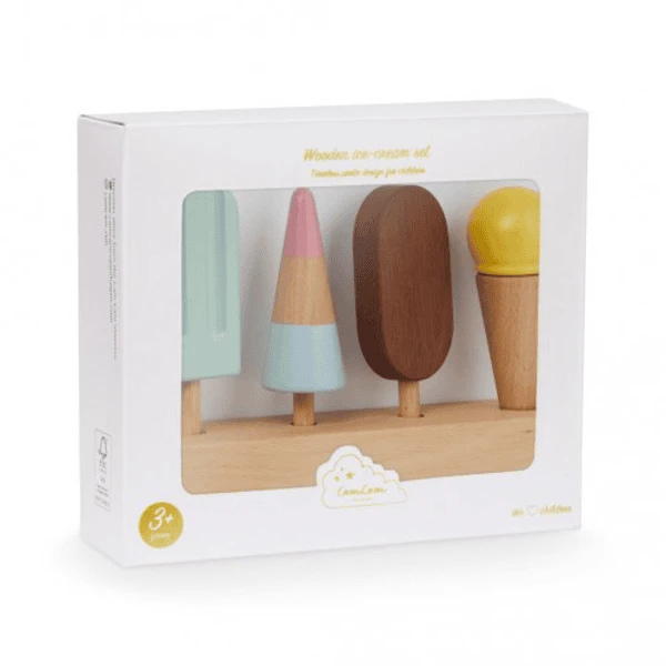 Cam Cam Copenhagen Cam Cam® COPENHAGEN Eiscreme-Set Aus Holz - FSC 100% Natural 3 Cam Cam Copenhagen Cam Cam® COPENHAGEN Eiscreme-Set Aus Holz - FSC 100% Natural