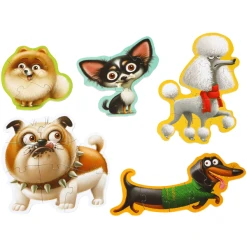 CUBIKA TOYS Cubika Puzzles 5 In 1 "Hunde"