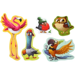 CUBIKA TOYS Cubika Puzzles 5 In 1 "Vögel"