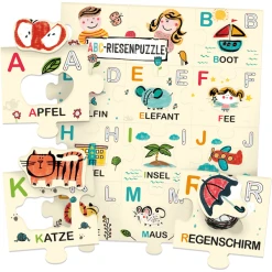 Ecoplay Lernpuzzle ABC Riesenpuzzle