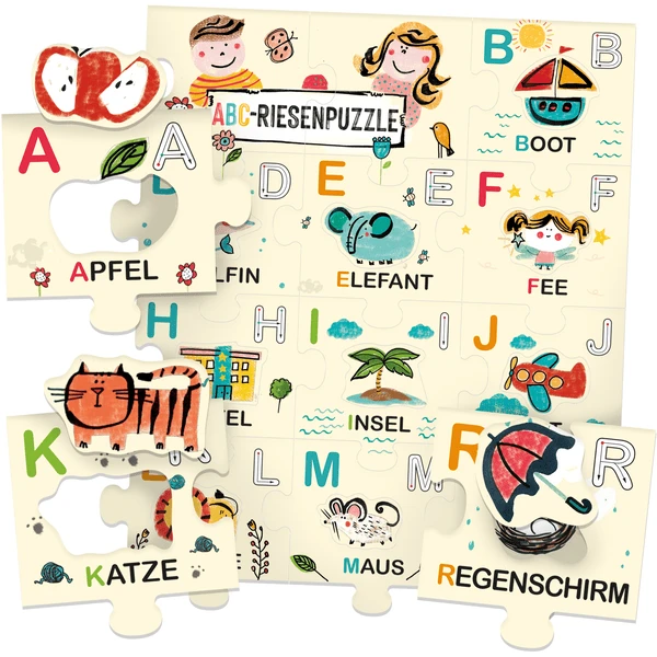 Ecoplay Lernpuzzle ABC Riesenpuzzle 3 Ecoplay Lernpuzzle ABC Riesenpuzzle