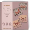 Filibabba Eltern-Kind-Puzzle - Nordische Tierwelt -Atmosphera Shop filibabba eltern kind puzzle nordische tierwelt a383110