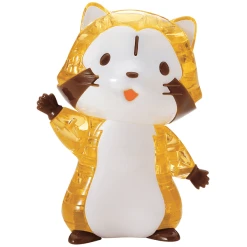 HCM Kinzel Crystal Puzzle Puchi Rascal Waschbär Mehrfarbig