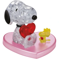 HCM Kinzel Crystal Puzzle Snoopy In Love Mehrfarbig