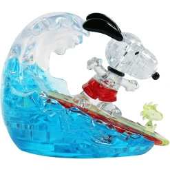 HCM Kinzel Crystal Puzzle Snoopy Surfing Mehrfarbig