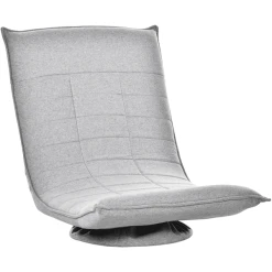 HOMCOM Bodenstuhl Hellgrau