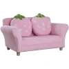HOMCOM Kinder Erdbeersofa Rosa, Grün -Atmosphera Shop homcom kinder erdbeersofa rosa gruen a327992