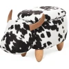 HOMCOM Kinderhocker Im Kuh Design Schwarz, Weiß, Natur 2 HOMCOM Kinderhocker Im Kuh Design Schwarz, Weiß, Natur -Atmosphera Shop homcom kinderhocker im kuh design schwarz weiss natur a328211