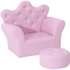 HOMCOM Kindersessel Mit Kristallknöpfen Rosa 2 HOMCOM Kindersessel Mit Kristallknöpfen Rosa -Atmosphera Shop homcom kindersessel mit kristallknoepfen rosa a327974
