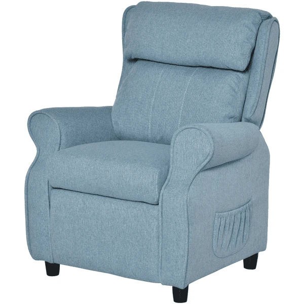 HOMCOM Kindersessel Mit Liegefunktion Blau 3 HOMCOM Kindersessel Mit Liegefunktion Blau