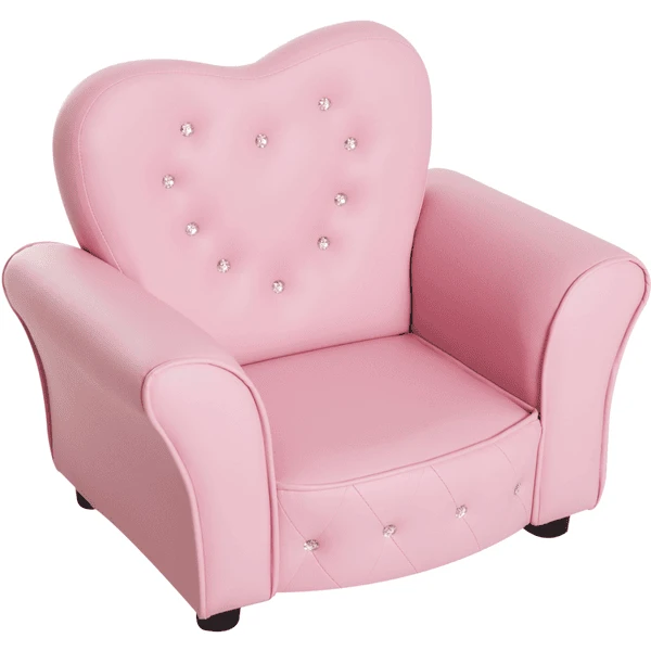 HOMCOM Kindersessel Prinzessin Rosa 3 HOMCOM Kindersessel Prinzessin Rosa