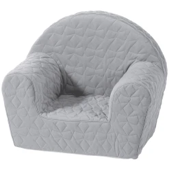 Knorr Toys® Kindersessel "Cosy Geo Grey" Grau