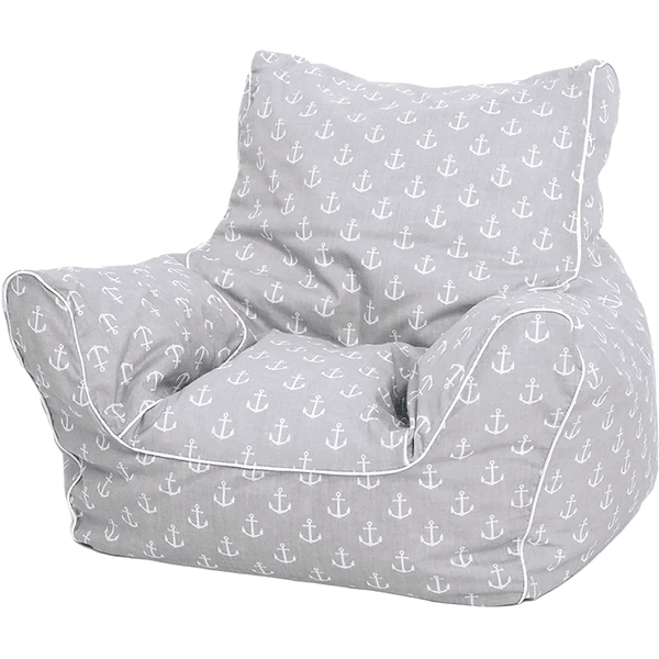 Knorr Toys® Kindersitzsack "Maritim Grey" Grau 3 Knorr Toys® Kindersitzsack "Maritim Grey" Grau