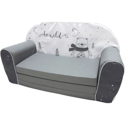 Knorr Toys® Kindersofa "Bear" Grau