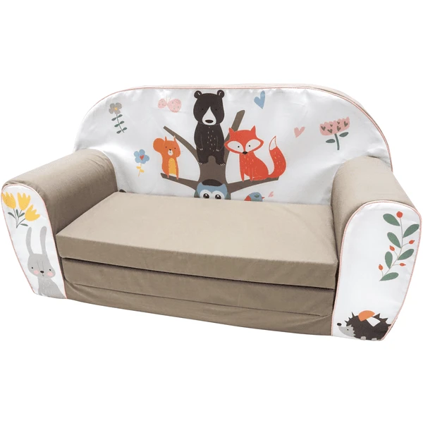 Knorr Toys® Kindersofa "Forest" Weiß 3 Knorr Toys® Kindersofa "Forest" Weiß