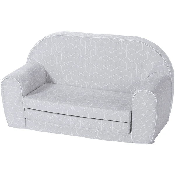 Knorr Toys® Kindersofa "Geo Cube Grey" Grau 3 Knorr Toys® Kindersofa "Geo Cube Grey" Grau