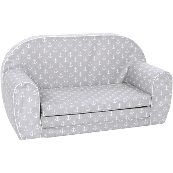 Knorr Toys® Kindersofa "Maritim Grey" Grau 3 Knorr Toys® Kindersofa "Maritim Grey" Grau