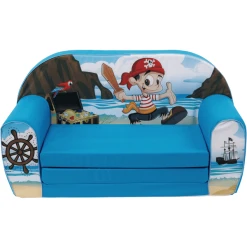 Knorr Toys® Kindersofa "Pirat" Blau