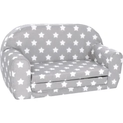 Knorr Toys® Kindersofa, Stars White