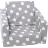 Knorr Toys®Singlesofa - "Grey White Stars" -Atmosphera Shop knorr toyssinglesofa grey white stars a363725