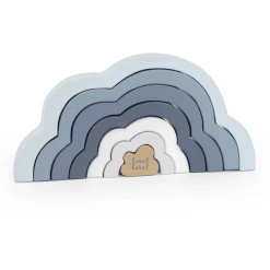 Label Label Label-Label - Rainbow Puzzle Cloud - Blau