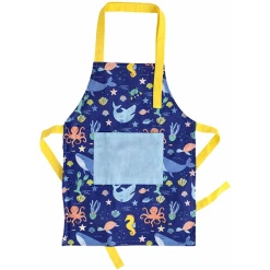 Ladelle Kinder Kochschürze Ocean 40 X 55 Cm Blau