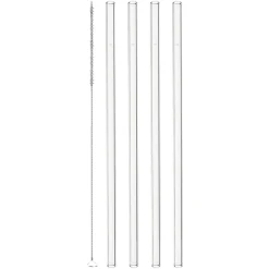 Leonardo Trinkhalme Ciao 23 Cm 5er Set Transparent