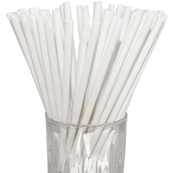 Luxentu Papier-Trinkhalme Einfarbig 19.7 Cm 100er Set Weiß 3 Luxentu Papier-Trinkhalme Einfarbig 19.7 Cm 100er Set Weiß