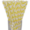 Luxentu Papier-Trinkhalme Gepunktet 19.7 Cm 100er Set Gelb -Atmosphera Shop luxentu papier trinkhalme gepunktet 19 7 cm 100er set gelb a364385