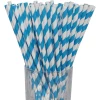 Luxentu Papier-Trinkhalme Gestreift 19.7 Cm 100er Set Blau -Atmosphera Shop luxentu papier trinkhalme gestreift 19 7 cm 100er set blau a364376
