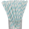 Luxentu Papier-Trinkhalme Gestreift 19.7 Cm 100er Set Hellblau -Atmosphera Shop luxentu papier trinkhalme gestreift 19 7 cm 100er set hellblau a364380