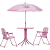 Outsunny Kindersitzgruppe Mit Tisch Und Sonnenschirm Rosa -Atmosphera Shop outsunny kindersitzgruppe mit tisch und sonnenschirm rosa a375967