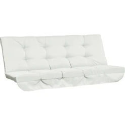 Outsunny Sitzkissen Mit 6 Bändern Beige