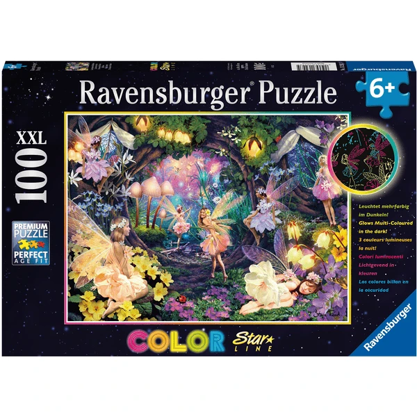 Ravensburger Color Star Line Puzzle - Leuchtende Waldfeen 3 Ravensburger Color Star Line Puzzle - Leuchtende Waldfeen