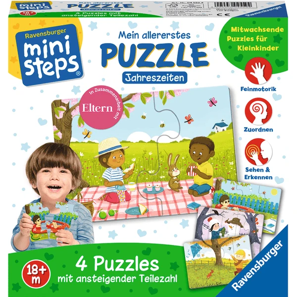 Ravensburger Mein Allererstes Puzzle: Jahreszeiten 3 Ravensburger Mein Allererstes Puzzle: Jahreszeiten