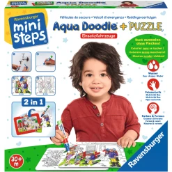 Ravensburger Ministeps® Aqua Doodle® Puzzle: Einsatzfahrzeuge