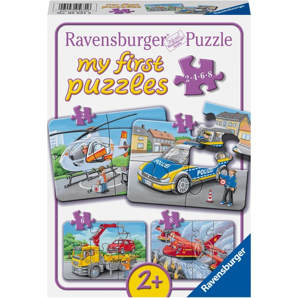 Ravensburger My First Puzzle - Meine Einsatzfahrzeuge 3 Ravensburger My First Puzzle - Meine Einsatzfahrzeuge