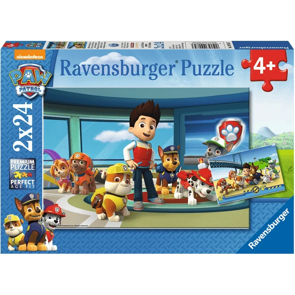 Ravensburger Puzzle 2x 24 Teile - Paw Patrol: Hilfsbereite Spürnasen 3 Ravensburger Puzzle 2x 24 Teile - Paw Patrol: Hilfsbereite Spürnasen