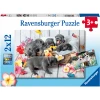 Ravensburger Puzzle 2x12 Teile - Kleine Fellknäuel -Atmosphera Shop ravensburger puzzle 2x12 teile kleine fellknaeuel a349868