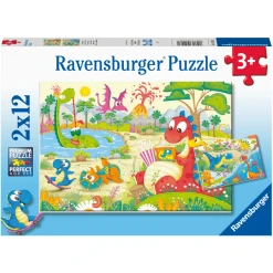Ravensburger Puzzle 2x12 Teile - Lieblingsdinos