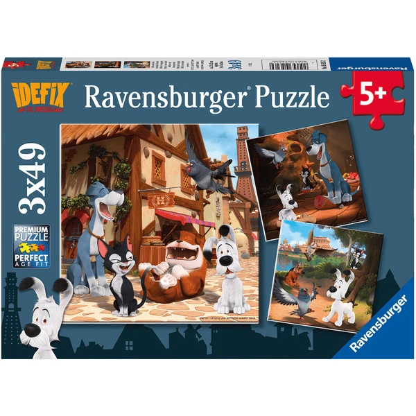 Ravensburger Puzzle 3 X 49 Teile Idefix Und Seine Tierischen Freunde 3 Ravensburger Puzzle 3 X 49 Teile Idefix Und Seine Tierischen Freunde