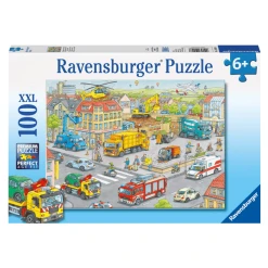 Ravensburger Puzzle XXL 100 Teile - Fahrzeuge In Der Stadt