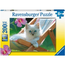 Ravensburger Puzzle XXL 100 Teile - Weißes Kätzchen