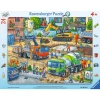 Ravensburger Rahmebpuzzle - Auf Der Baustelle Ist Was Los! 24 Teile -Atmosphera Shop ravensburger rahmebpuzzle auf der baustelle ist was los 24 teile a306228