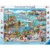 Ravensburger Rahmenpuzzle - Ein Tag Am Hafen 24 Teile -Atmosphera Shop ravensburger rahmenpuzzle ein tag am hafen 24 teile a234165