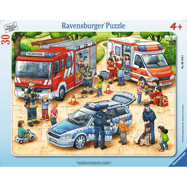 Ravensburger Rahmenpuzzle - Spannende Berufe 30 Teile 3 Ravensburger Rahmenpuzzle - Spannende Berufe 30 Teile