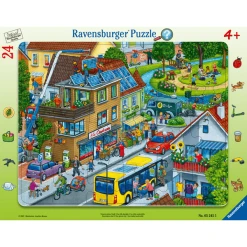 Ravensburger Rahmenpuzzle - Unsere Grüne Stadt 24 Teile