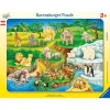 Ravensburger Rahmenpuzzle - Zoobesuch 14 Teile -Atmosphera Shop ravensburger rahmenpuzzle zoobesuch 14 teile a072474