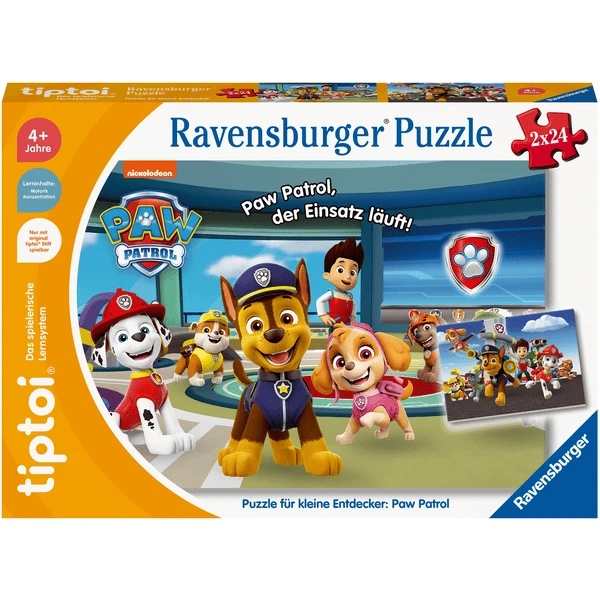 Ravensburger Tiptoi® Puzzle Für Kleine Entdecker: Paw Patrol 3 Ravensburger Tiptoi® Puzzle Für Kleine Entdecker: Paw Patrol